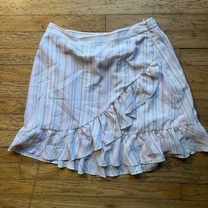 LC high waist pinstripe skirt size Large